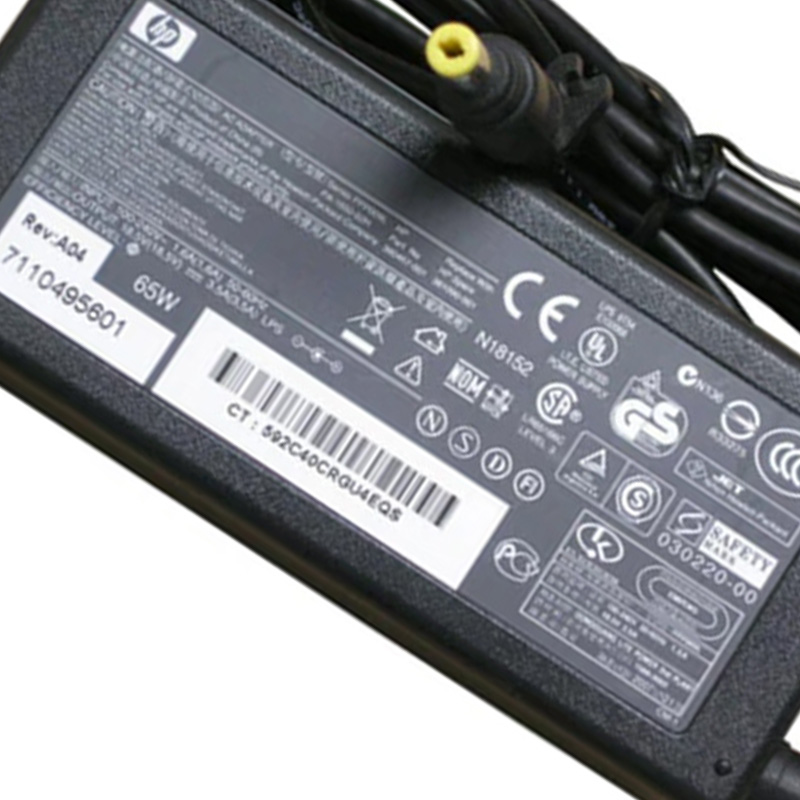 Original HP 65W 18.5V 3.5A Laptop AC Adapter Charger PPP009D, 4.8*1.7mm